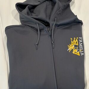 La Familia Gray Hoodie Jacket